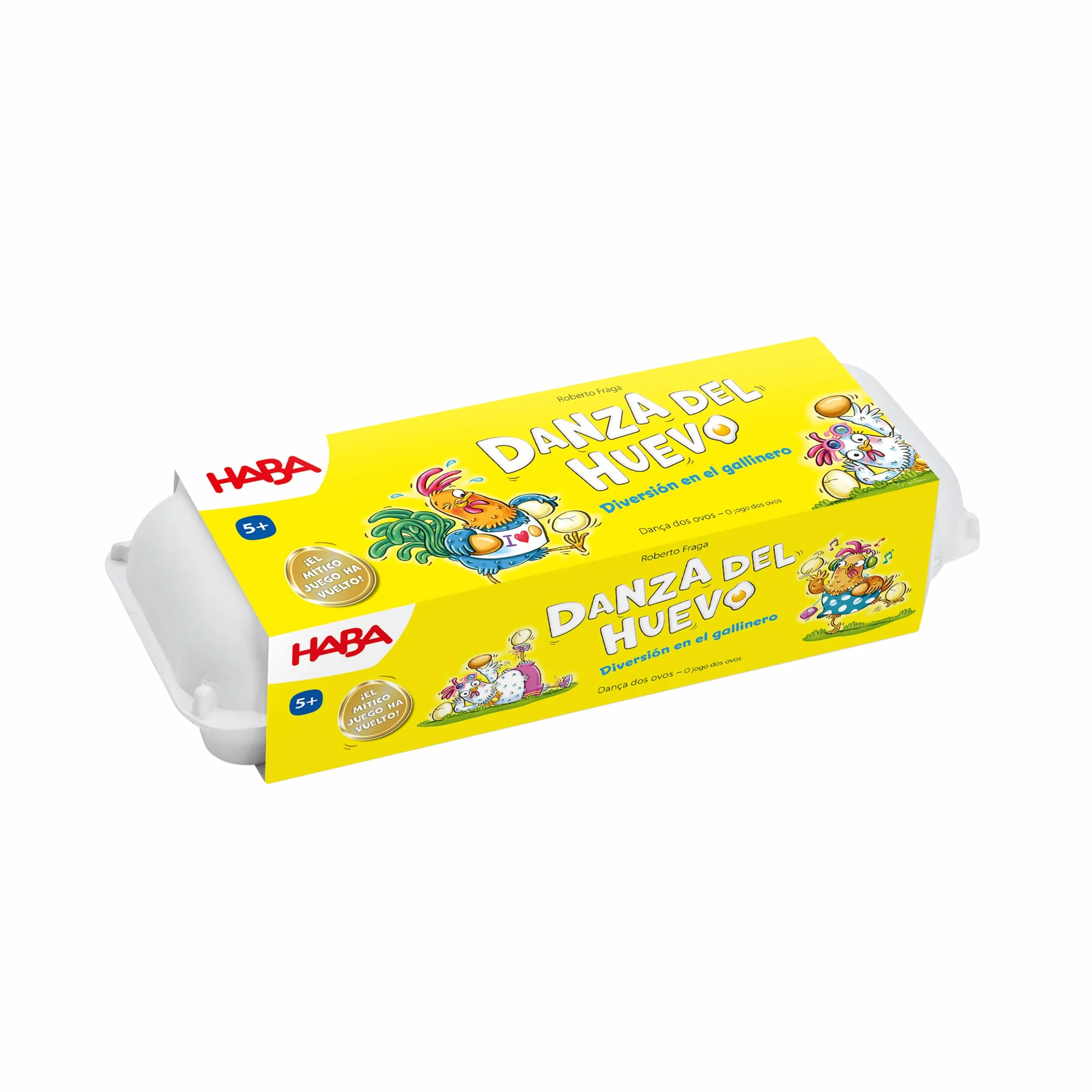 HABA 2012206004 - Danza del Huevo, Juego Infantil de Mesa Party. Más 5 años