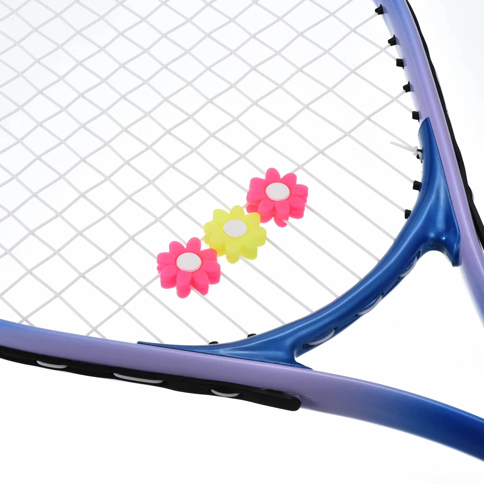 PATIKIL Amortiguador de Vibración para Raqueta de Tenis, 2 Paquete, Silicona Suave, Rosa y Blanco