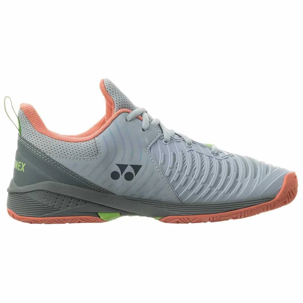 YONEX Sonicage 3 Zapatillas De Pádel Mujeres Azul Claro-Albaricoque