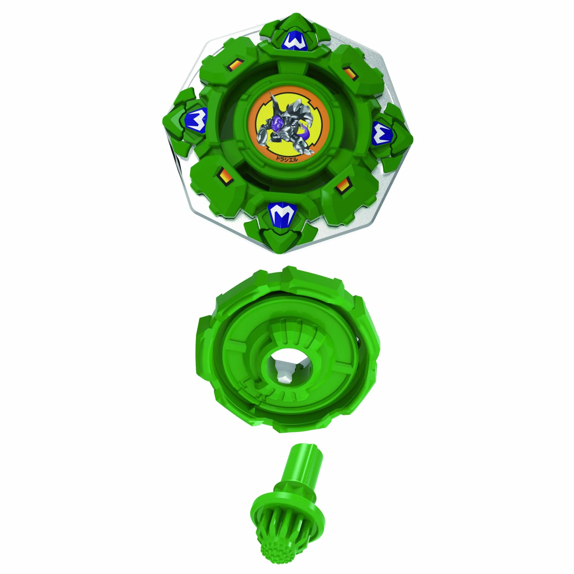 Beyblade X Draciel Shield 7-60D Set con Lanzador Takara Tomy Defensa Juego de Tops