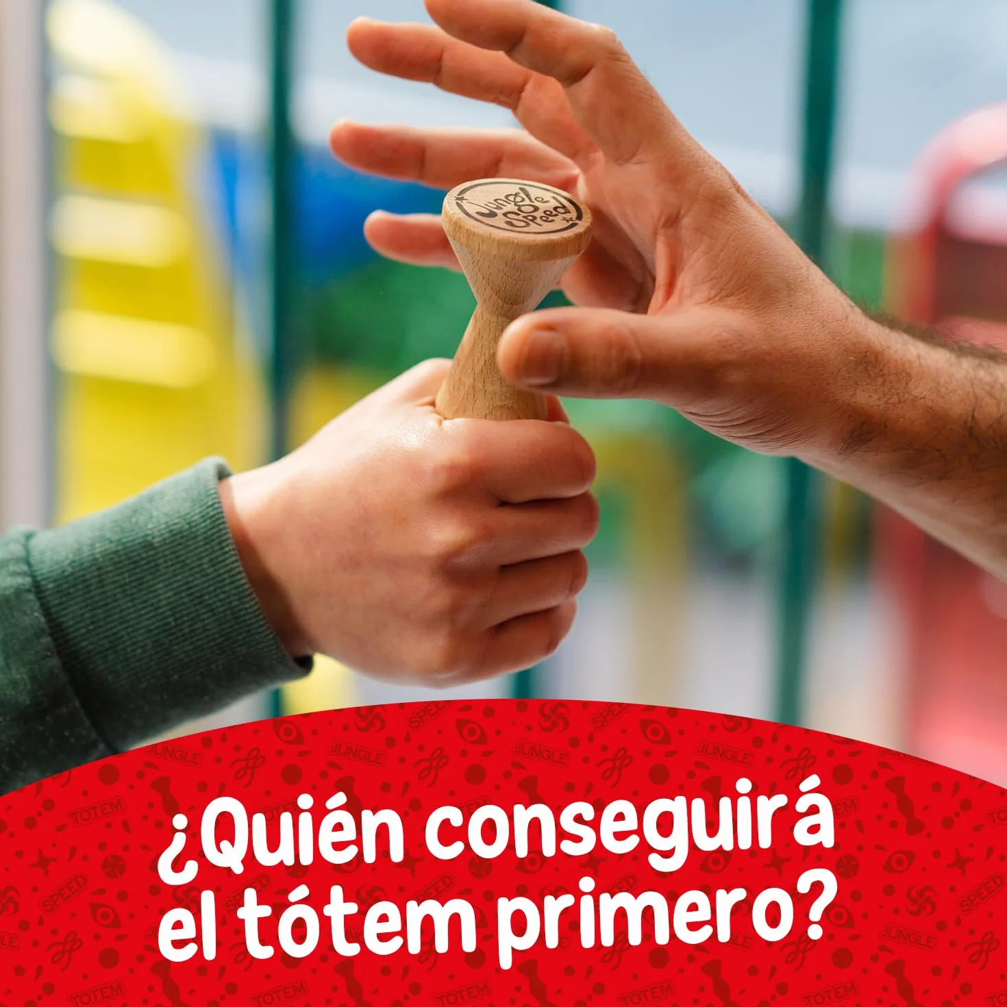 Asmodee Jungle Speed Juego de Cartas, Mesa Divertido para Amigos y Familia, 7+ Años, 2-10 Jugadores, 10 Minutos, Español y Portugués