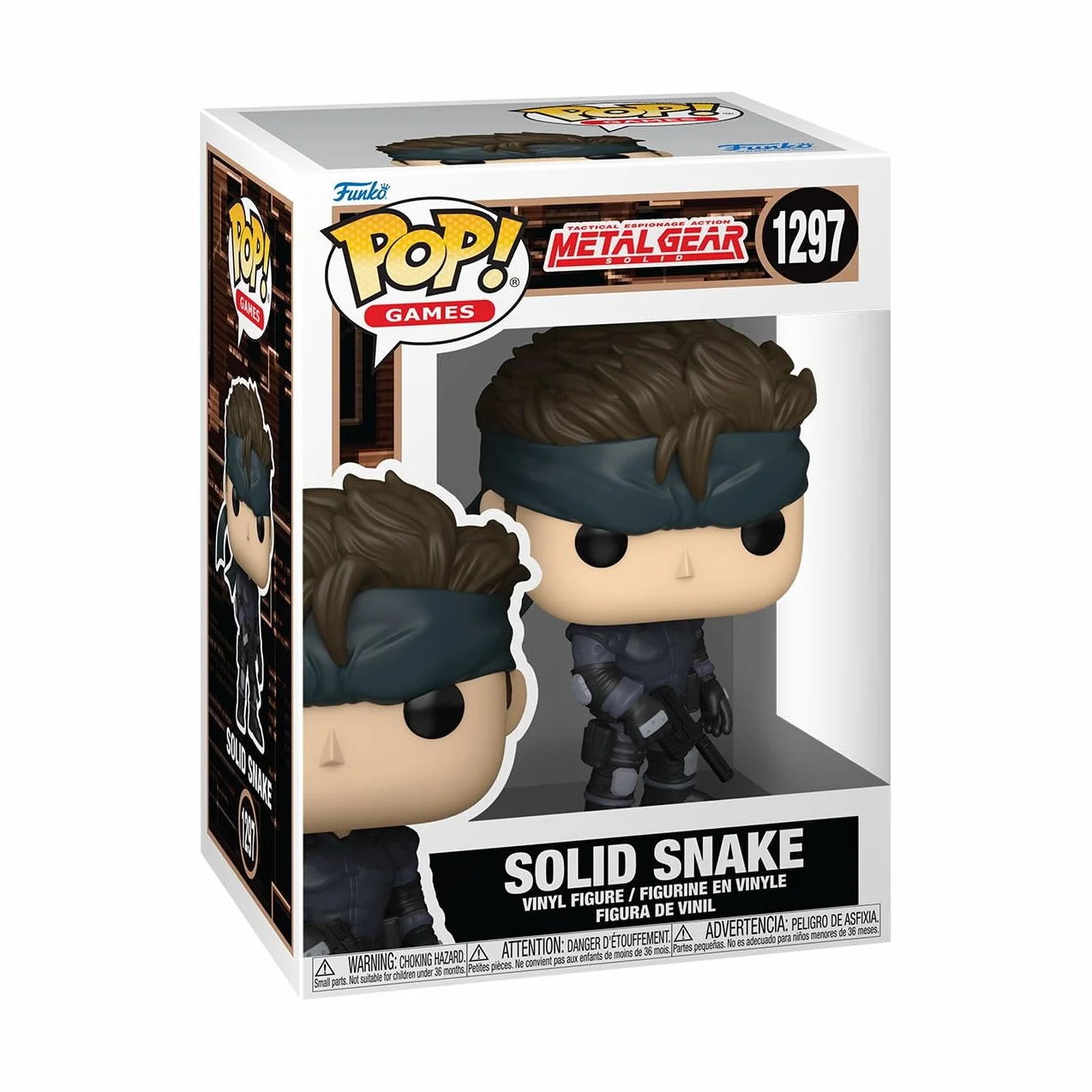 Funko Pop! Games: Metal Gear Solid - Solid Snake - Figura de Vinilo Coleccionable - Idea de Regalo - Mercancía Oficial - Juguetes para niños y Adultos - Figura Modelo para coleccionistas y exhibición