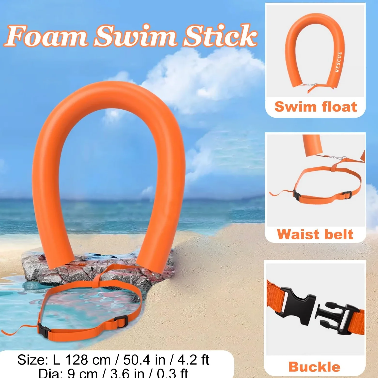 Juego de fideos de espuma flotante flexible para piscina, equipo de natación de alta flotabilidad para flotación recreativa y juego acuático
