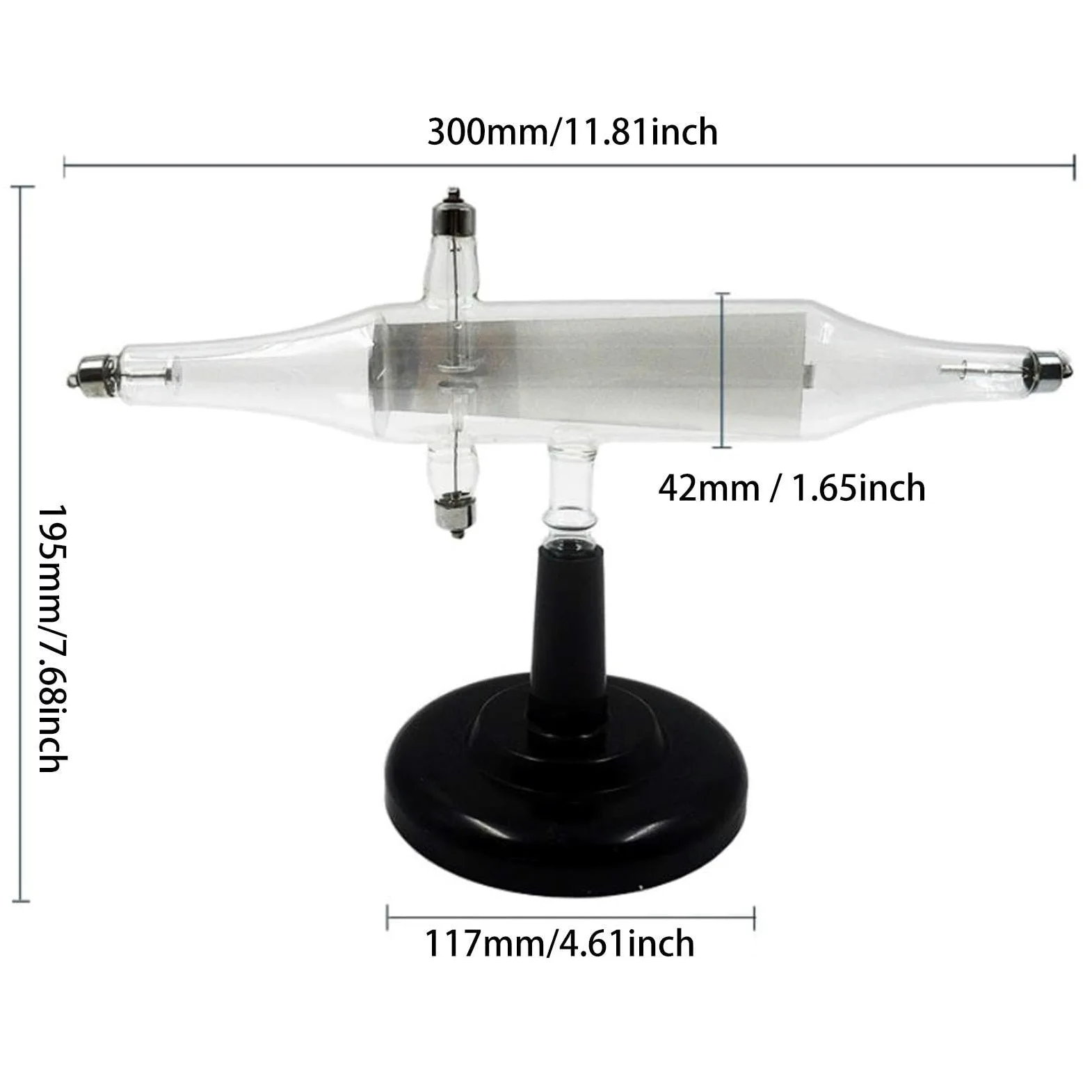 harayaa Tubo de Electrones de Rayos de Laboratorio de de Tubos de Rayos de Cátodo para El Entrenamiento Docente