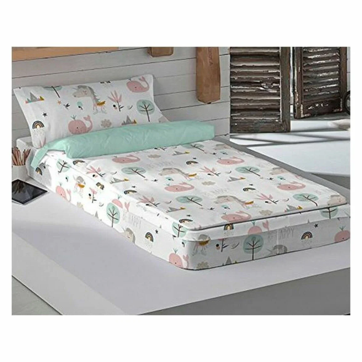 Saco Nórdico sin Relleno Rainbowland Haciendo el Indio (90 x 190 cm) (Cama de 90)