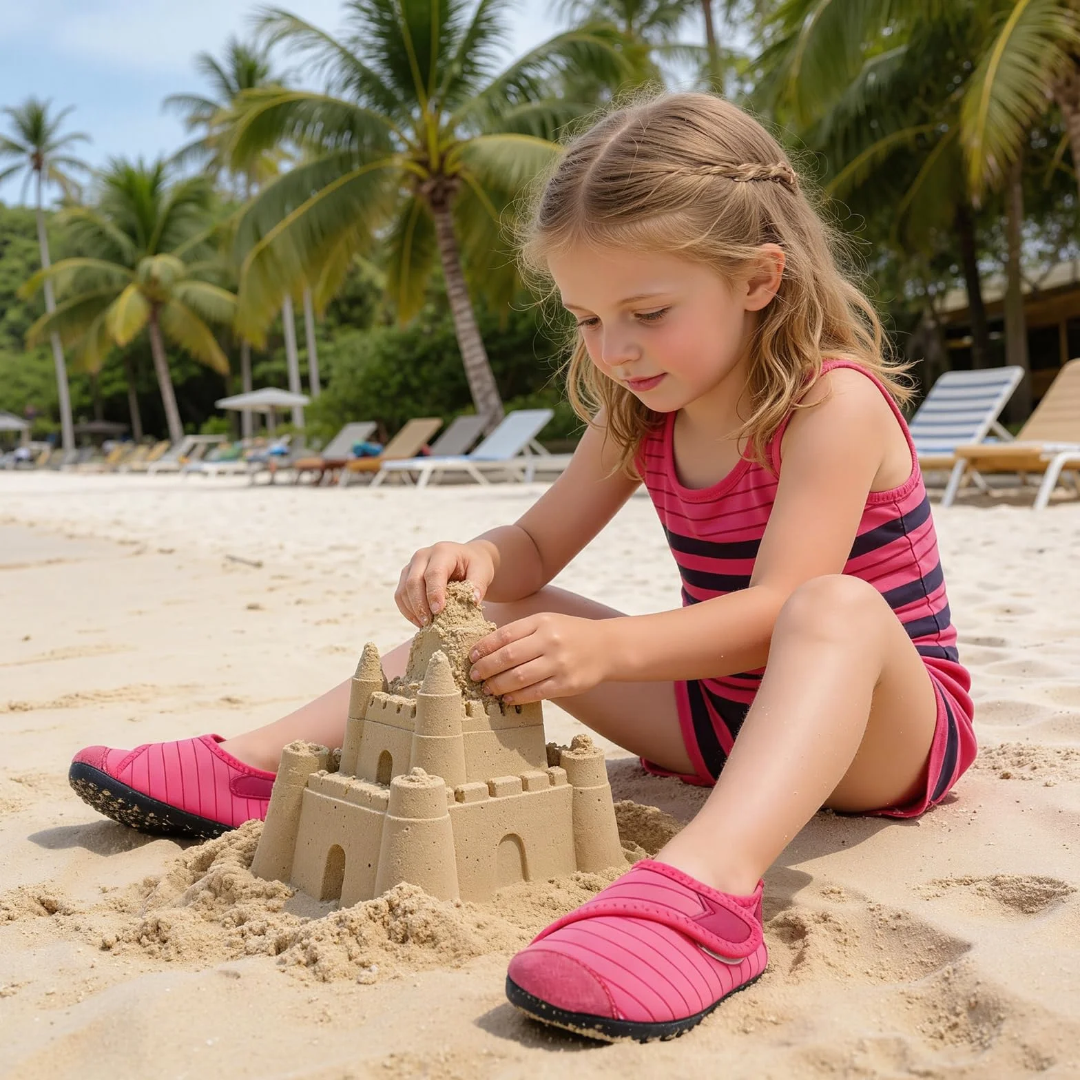 MASOCIO Escarpines de Agua Niño Niña Antideslizante Secado Rápido Calcetines Verano Piscina Playa Natación