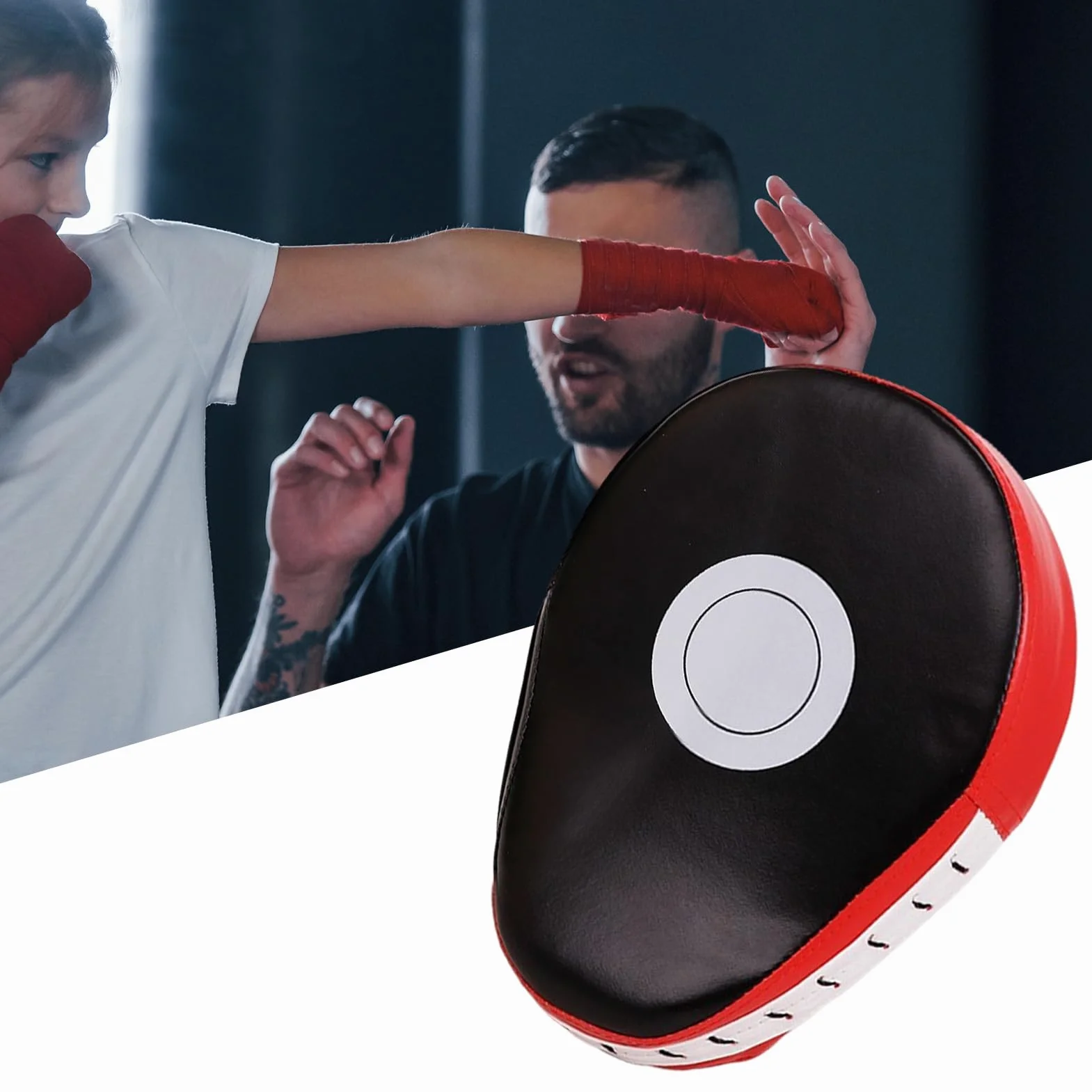Almohadillas de Entrenamiento de Kickboxing, Guantes de Boxeo para Adultos, Almohadillas de Artes Marciales que Absorben