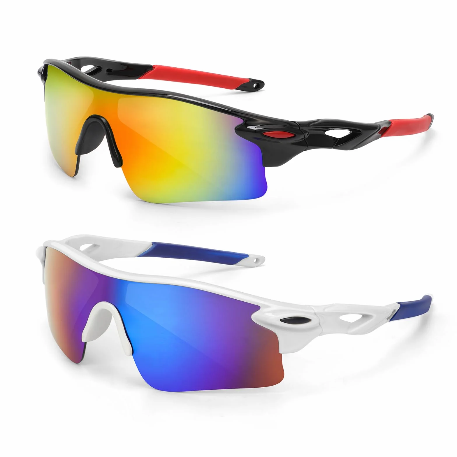 Gafas de Sol Deportivas para Niños Ciclismo Running Protección UV 400 Lote de 2