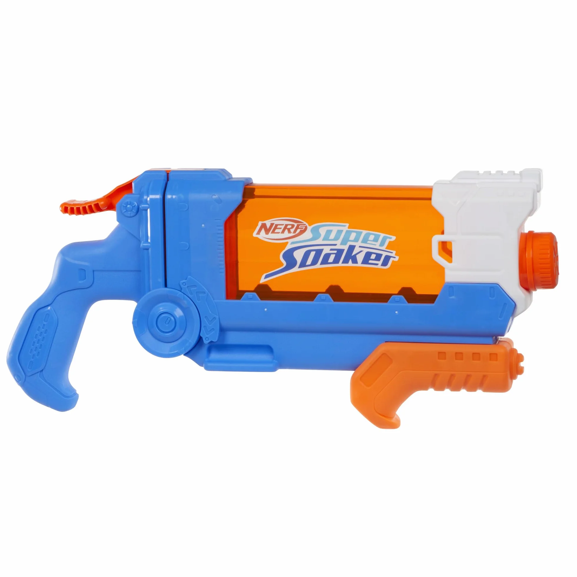 Hasbro Nerf Super Soaker Flip Fill, Lanzador de Agua para Niños y Niñas a Partir de 6 Años, 4 Estilos de Rociado, Llenado Rápido, Tanque de 0,8 L, Juegos de Exterior