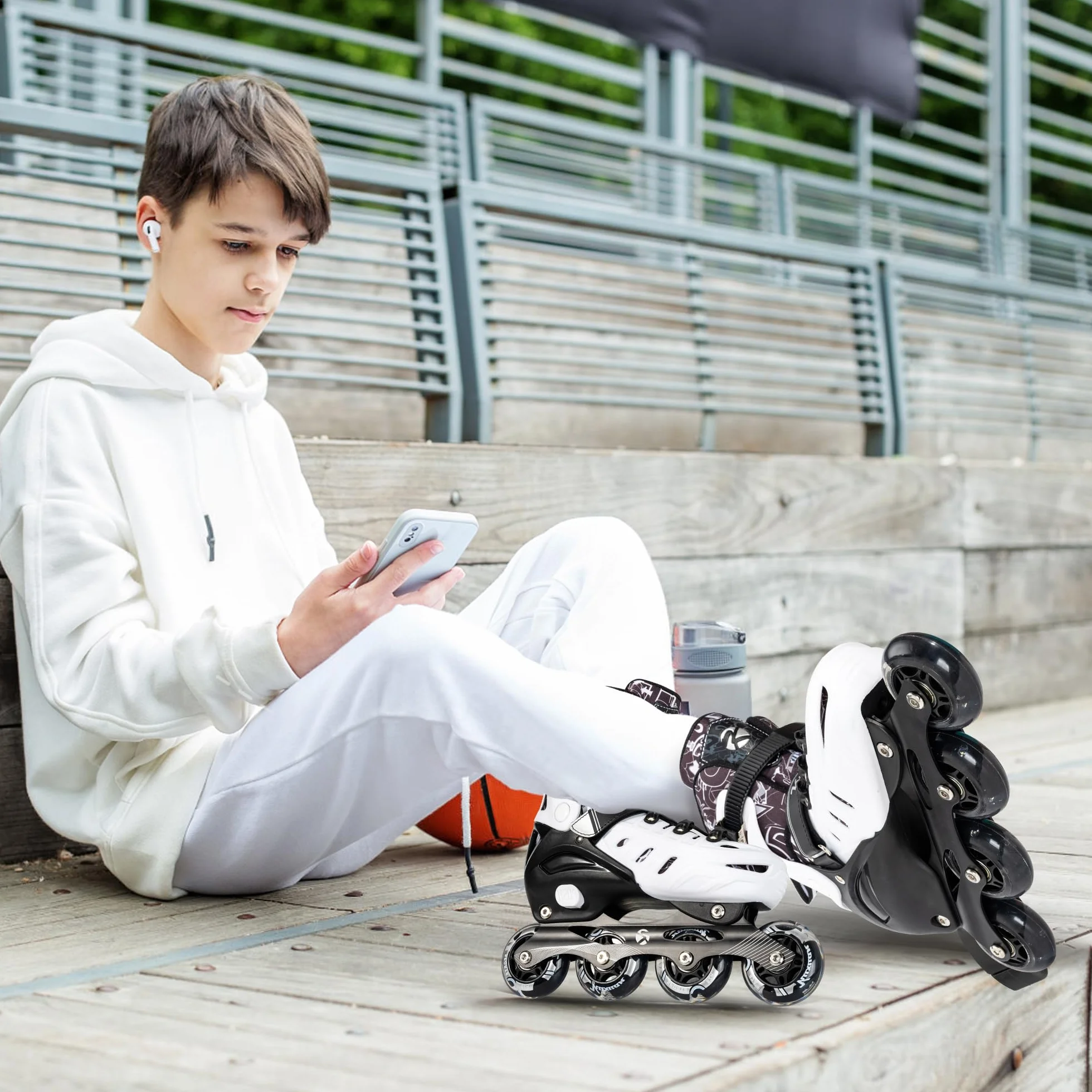 Kuxuan Skates Patines en línea para niños ajustables