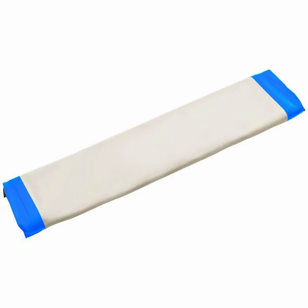 Flotador hinchable azul blanco 300 x 150 x plataforma de piscina ligera y duradera para actividades acuáticas, camping, exteriores, fiestas en el mar, tomar el sol, PVC resistente, incluye