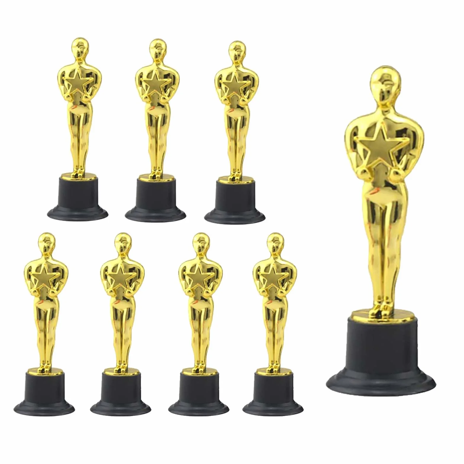 Trofeos para Niños 8PCS, Trofeos Futbol Medallas, Trofeos Personalizados Plastico Premios Deportivos
