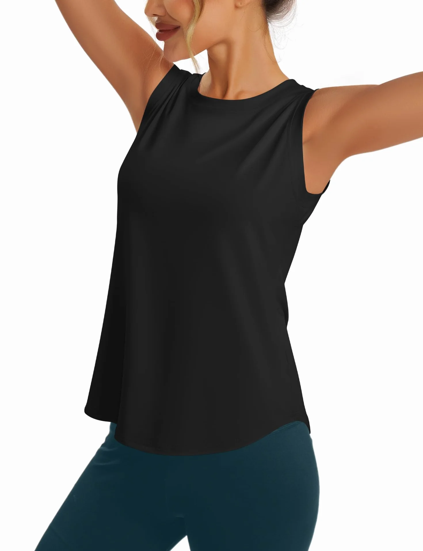 Top Deportivo sin Mangas para Mujer Tennis Fitness Yoga Ligero
