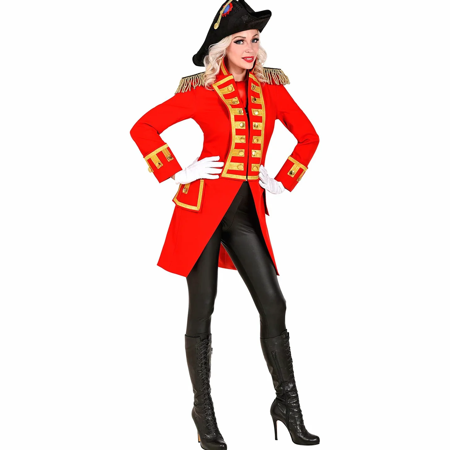 W WIDMANN MILANO Party Fashion - Traje de gala para mujer | Traje de gala para pirata, directora de circo, corista, estrella del rock, uniforme de la guardia y disfraces de carnaval