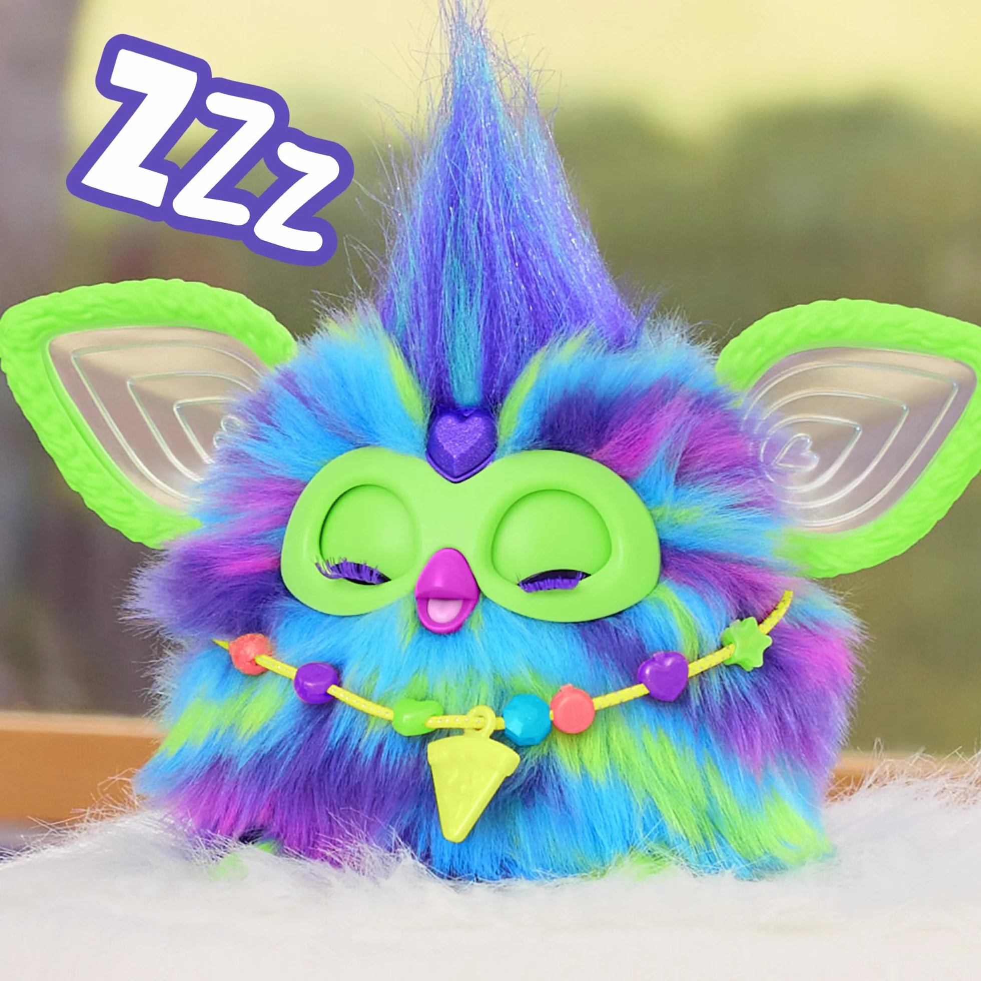 Furby Galaxy, Juguete de Peluche Interactivo Que Brilla en la Oscuridad - Versión en Español, Juguete Electrónico para Niñas y Niños, Regalo de Papá Noel y Reyes Magos