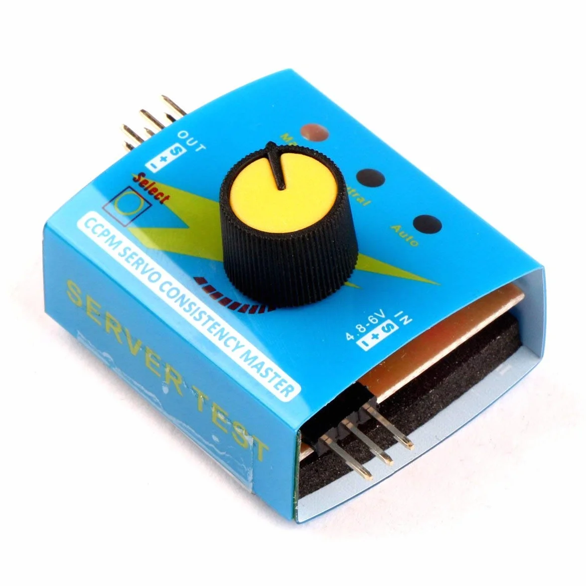 ARCELI RC Helicóptero Motor Servo Tester Aeromodelling Remoto Controlador de velocidad Servidor CCPM Servo consistencia Maestro con indicador de modo 3 DC 4.8-6V