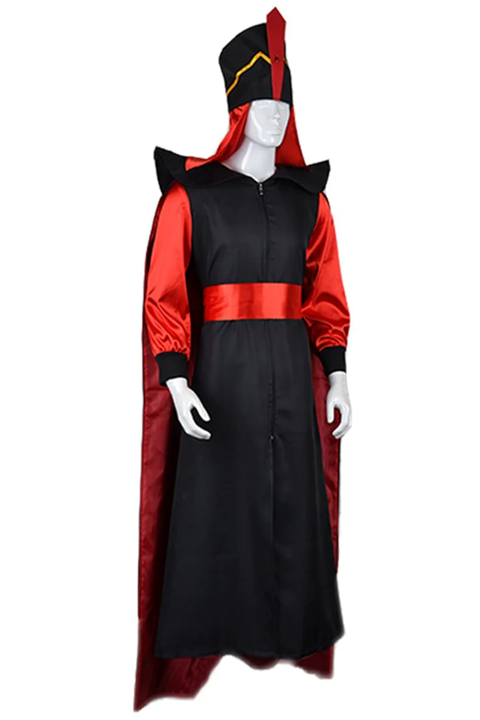 Disfraz de Jafar para hombre, disfraz de mago de villano, disfraz de Halloween, uniforme de lujo