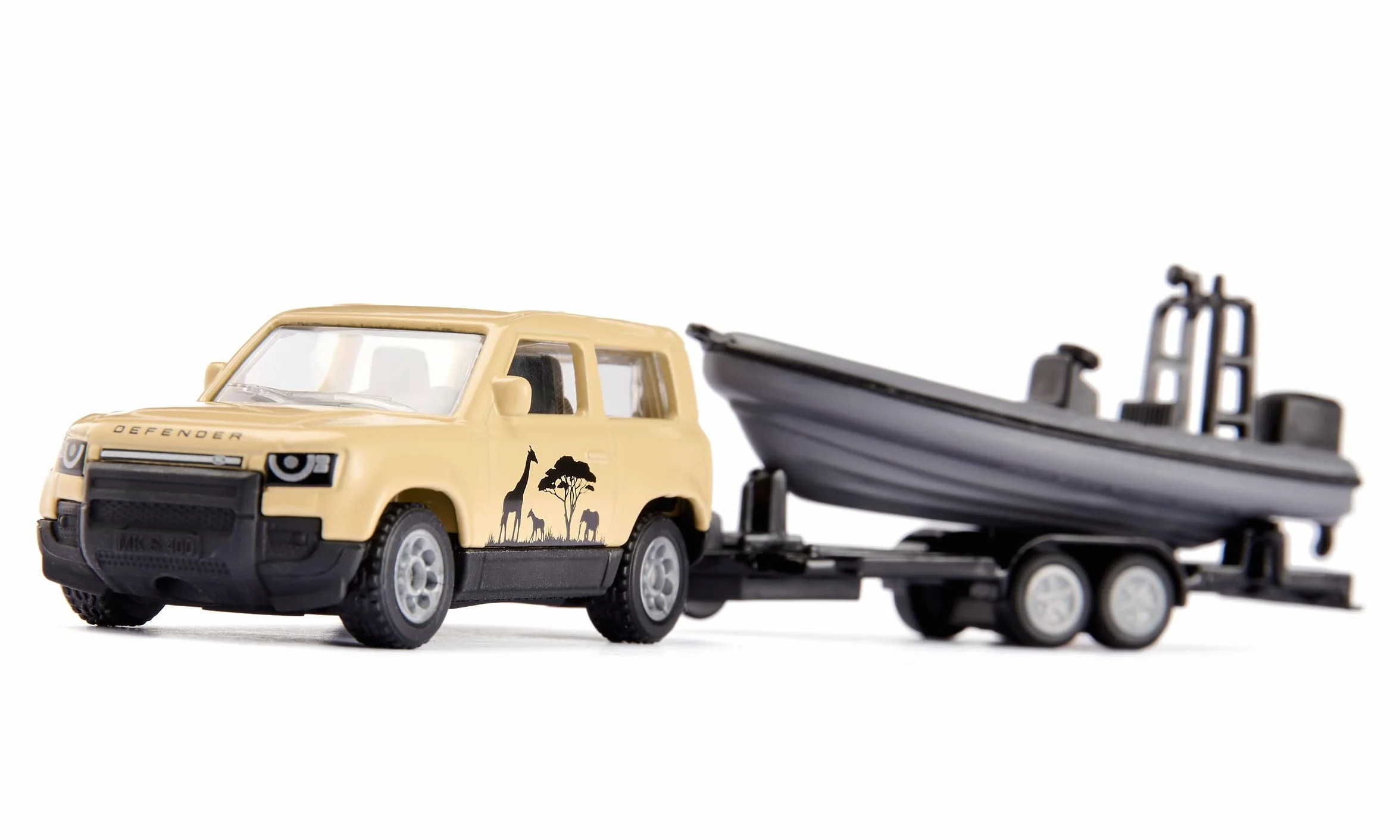 Siku Land Rover Defender Safari con Barco