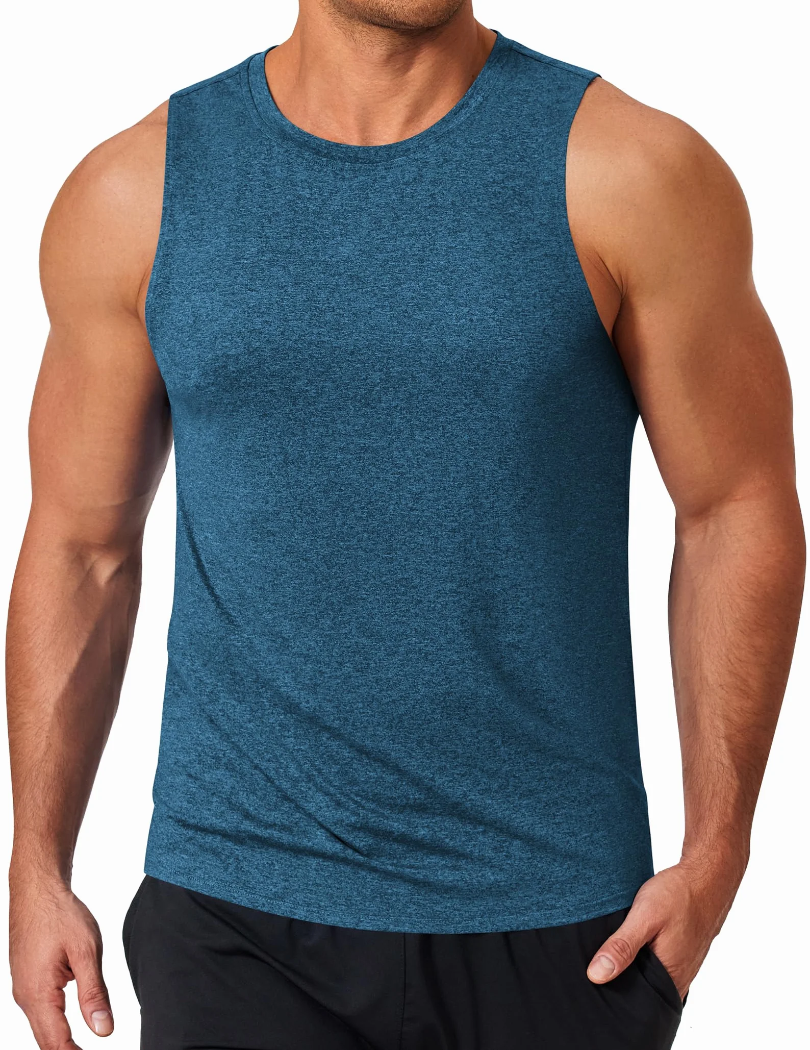 COOFANDY Camiseta Tirante Hombre Deportiva Fitness Secado Rápido Gimnasio Muscular Verano