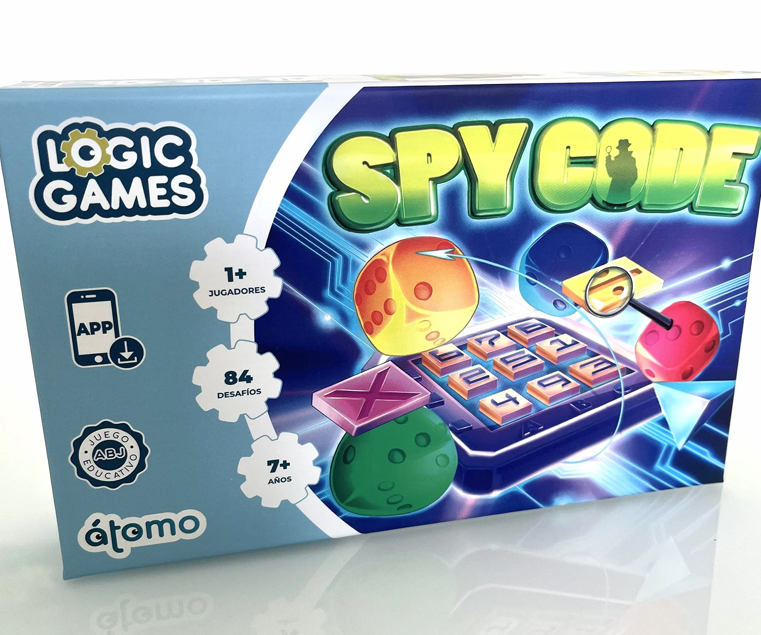 Spy Code Logic Game Juego para 1 Jugador a partir de 7 años Juego por razonamiento, lógica, Atención y cálculo mental