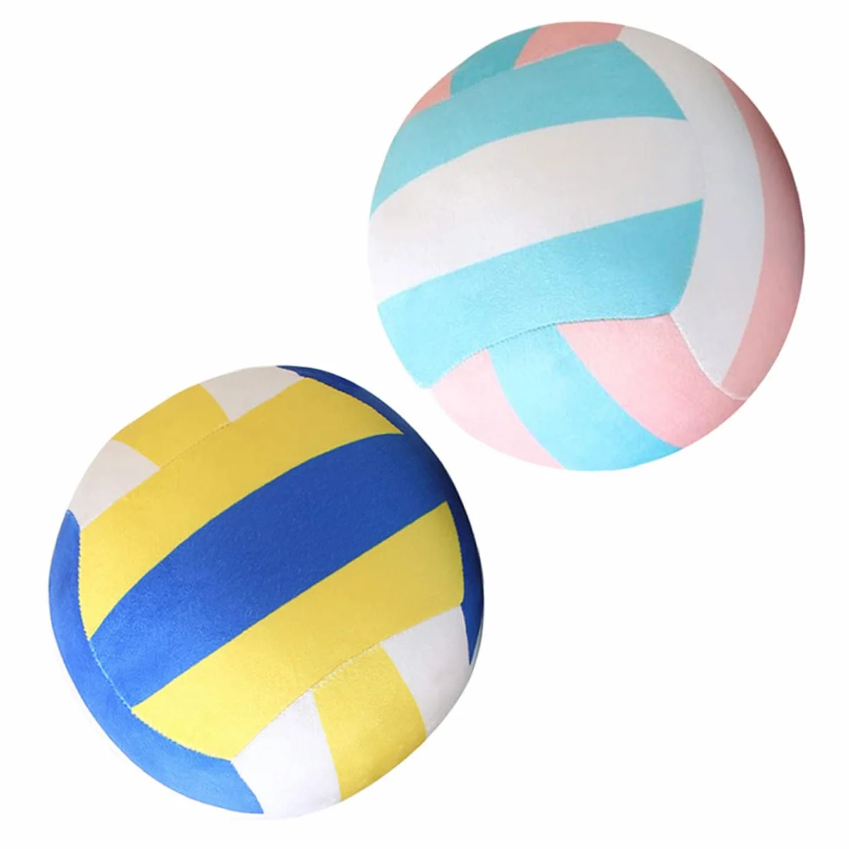 SUPVOX 2 Piezas Pelota Volleyball Peluche DecoracióN Deportiva para Dormitorio Niñas Y Regalo para Amantes del Voleibol Y Playa