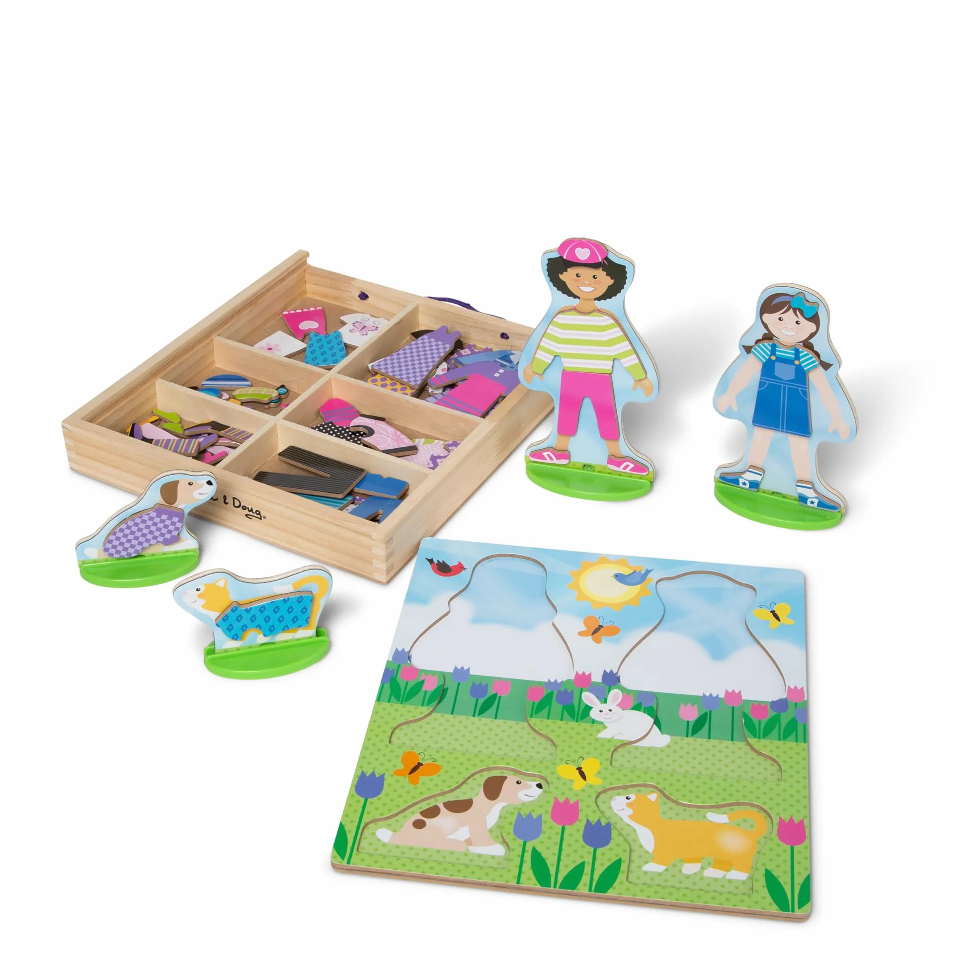 Melissa & Doug Juego de Disfraces magnéticos de Mejores Amigos para Vestir