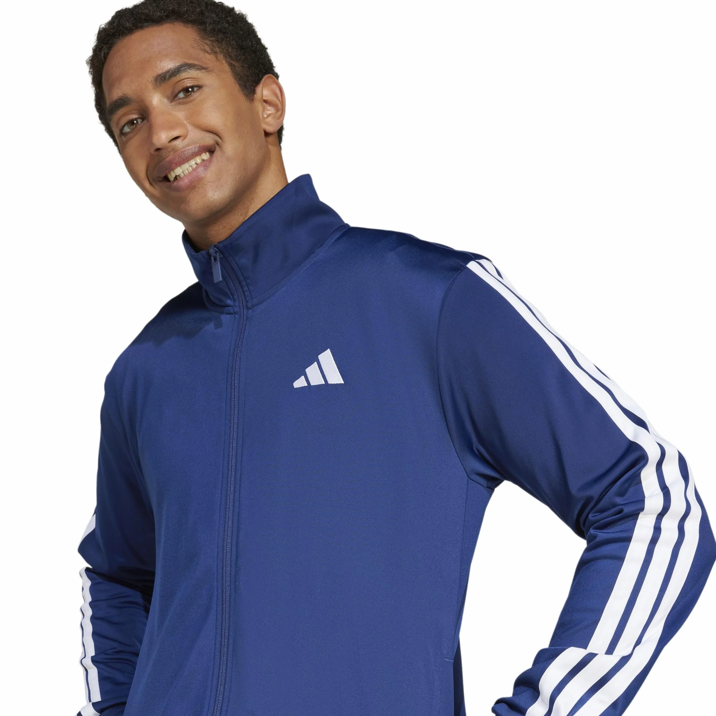 adidas Hombre 3 Stripes Tricot Regular Track Top