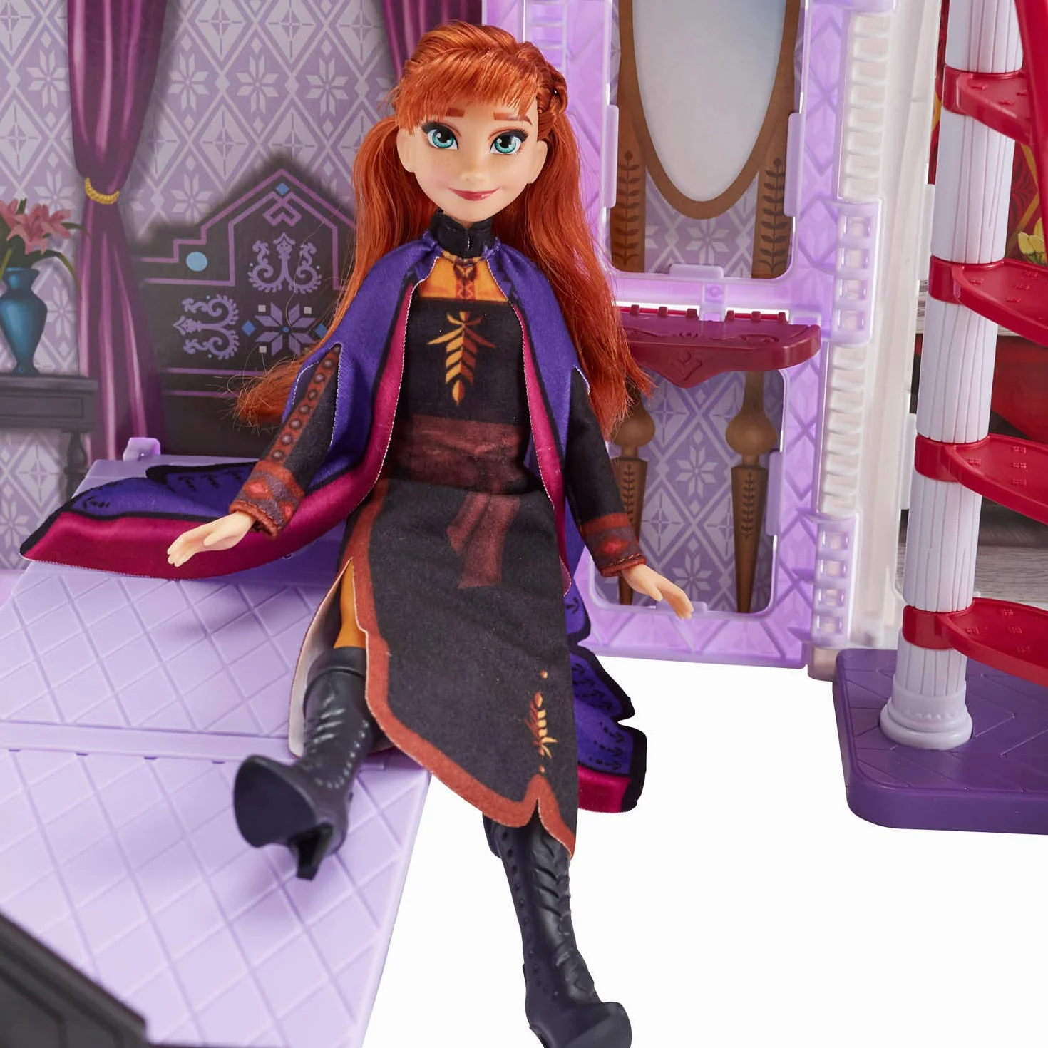 Disney Frozen - Castillo de Arendelle portátil - Juguete Inspirado en Frozen 2 de Disney - para niños y niñas de 3 años en adelante