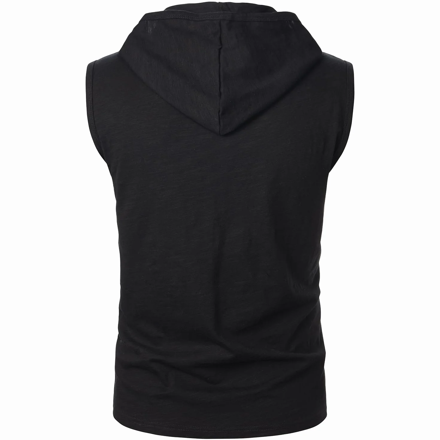 Camiseta sin mangas para hombre muscle gimnasio entrenamiento verano capucha
