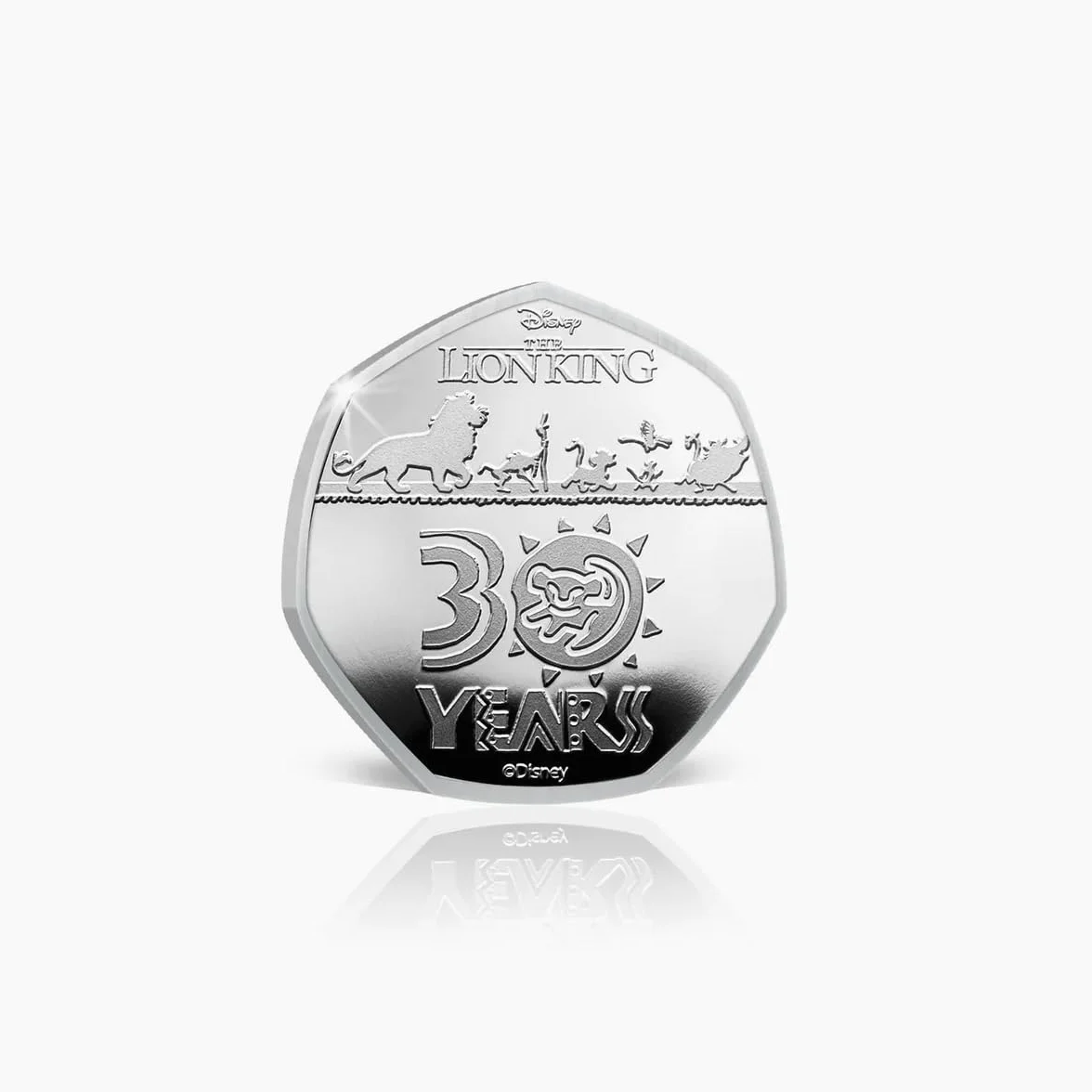 FANTASY CLUB Moneda 30º Aniversario de El Rey León Coleccionable de 29.5 mm – Edición 2024 un Homenaje a un Clásico de Disney