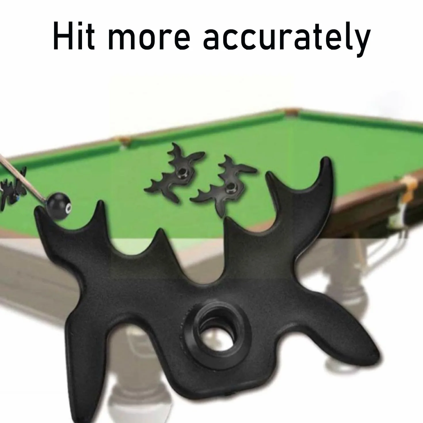 Taco de Billar Snooker con Soporte Puente y Araña - Accesorios Profesionales para Jugadores