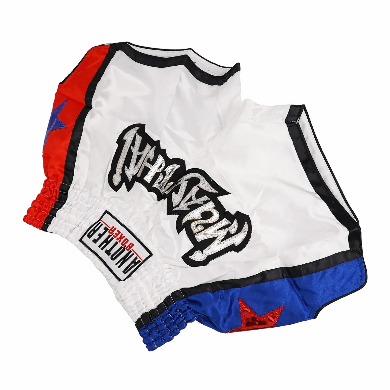 BlissfulAbode Pantalones cortos de boxeo funcionales para artes marciales mixtas y Muay Thai