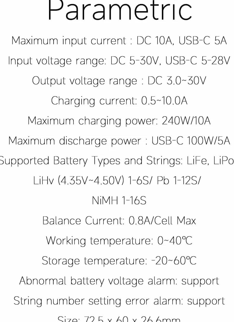 ISDT 608PD Cargador de Batería Lipo DC 6S/240W/10A USB C 100W/5A para Baterías RC Cargador de Equilibrio para Baterías Life/Lilon/LiPo/LiHV (1-6S), NiMH (1-16S), Pb (1-12S)
