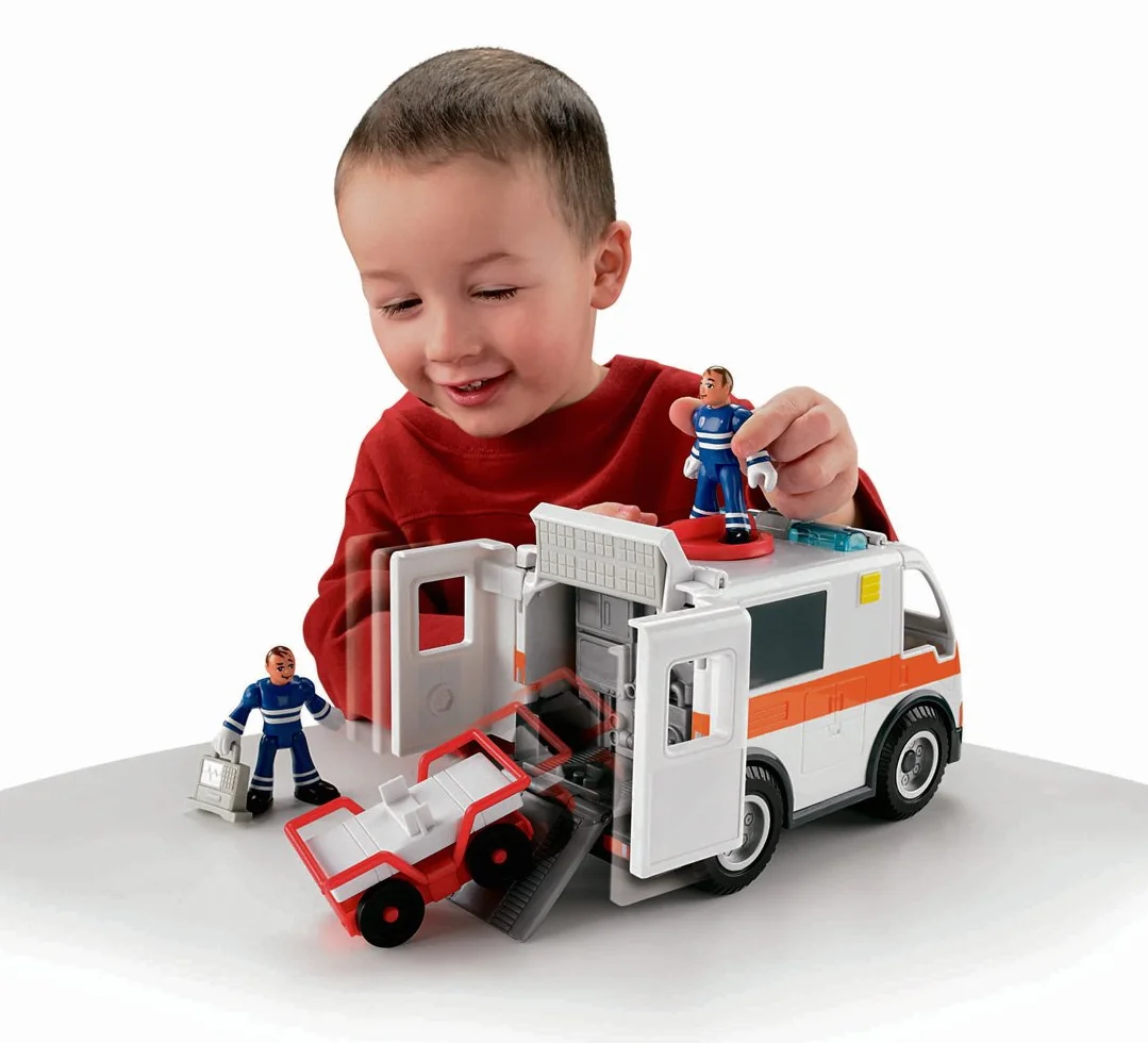 Fisher-Price Imaginext - Ambulancia de Rescate (Mattel W8524)