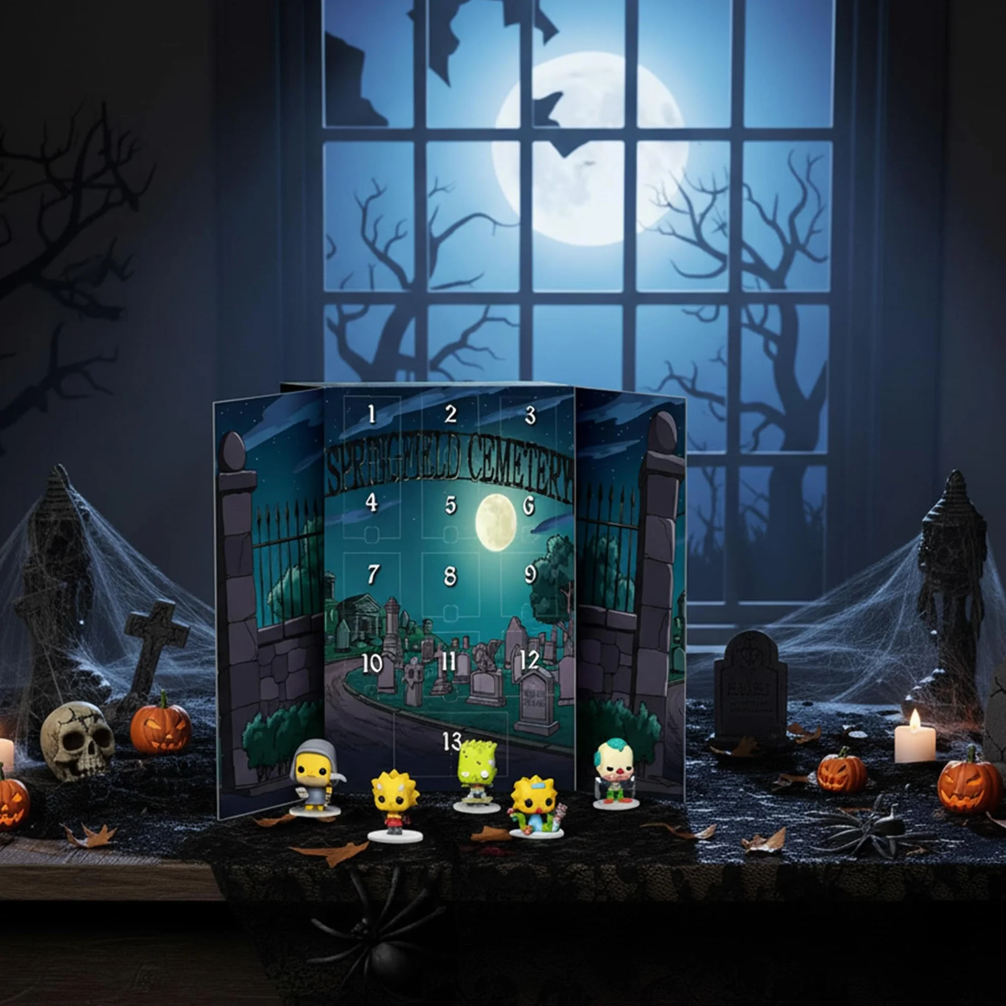 Funko Advent Calendar: Bart Simpsons 13 Day Countdown - The Simpsons - 13 Días de Sorpresas - Minifigura de Vinilo Coleccionables - Caja Misteriosa - Idea de Regalo