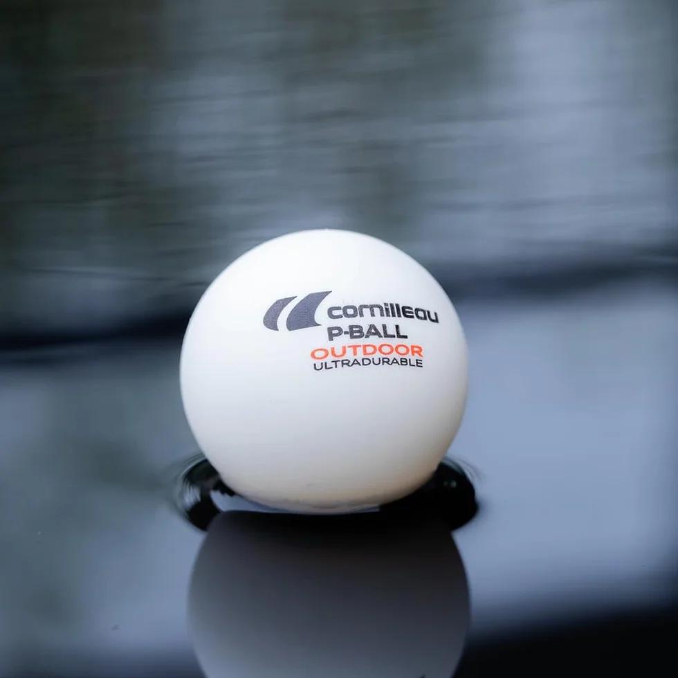 Cornilleau Pelotas de Tenis de Mesa Plástico Exteriores Caja 6