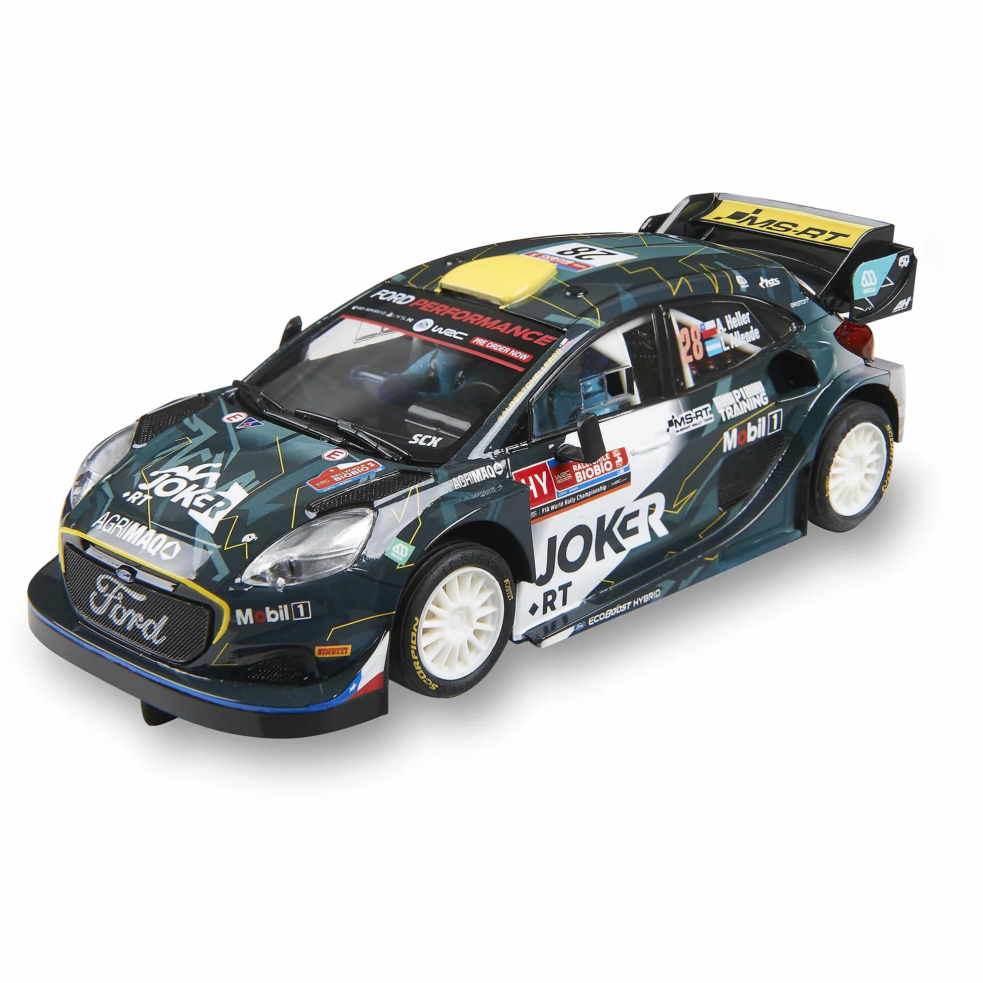SCALEXTRIC - Coche de Carreras Advance - Coche Slot Escala 1:32 (Ford Puma WRC - Joker)