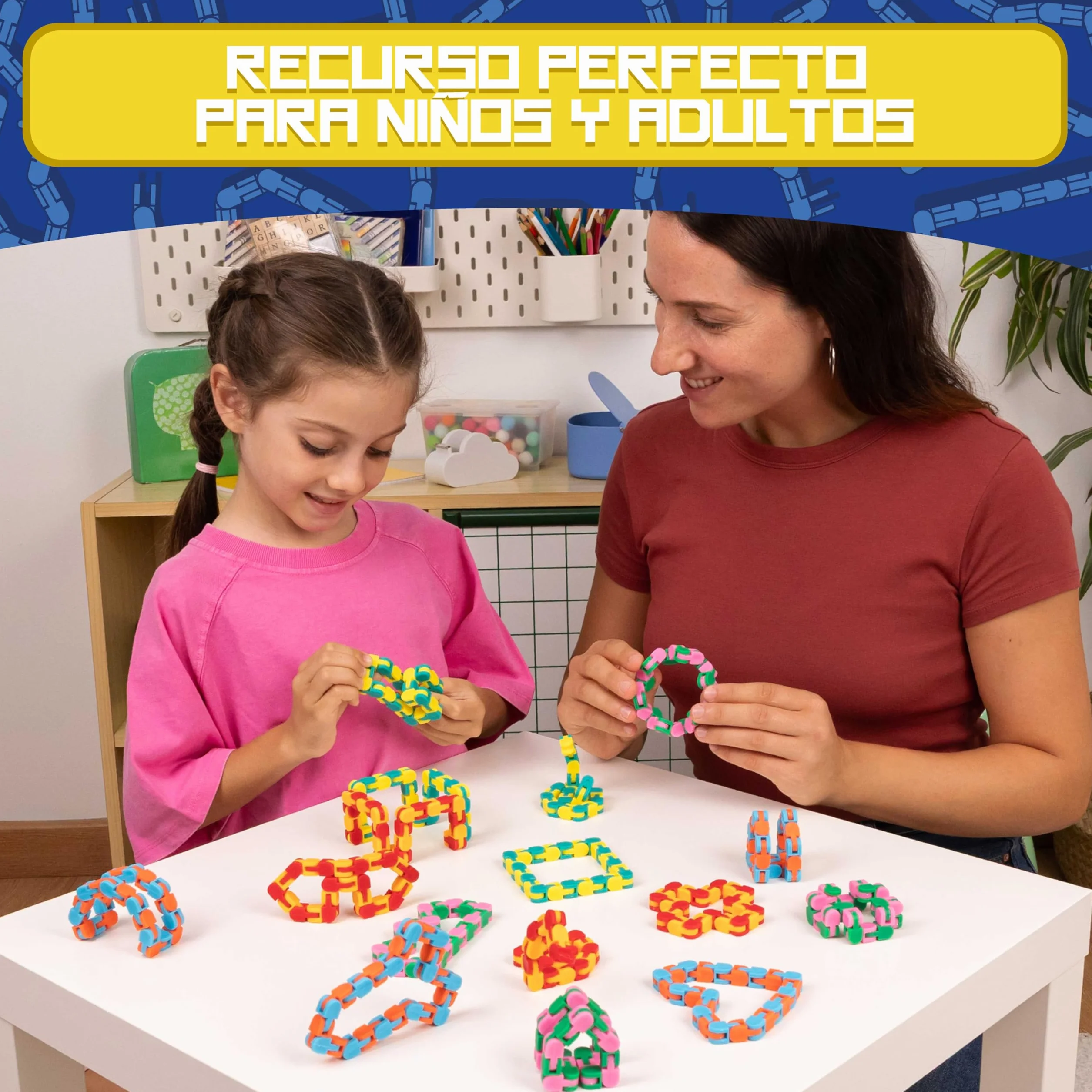 BONNYCO Wacky Tracks Pack 40 Juguetes Sensoriales Regalo Niños 3-12 Años Antiestrés