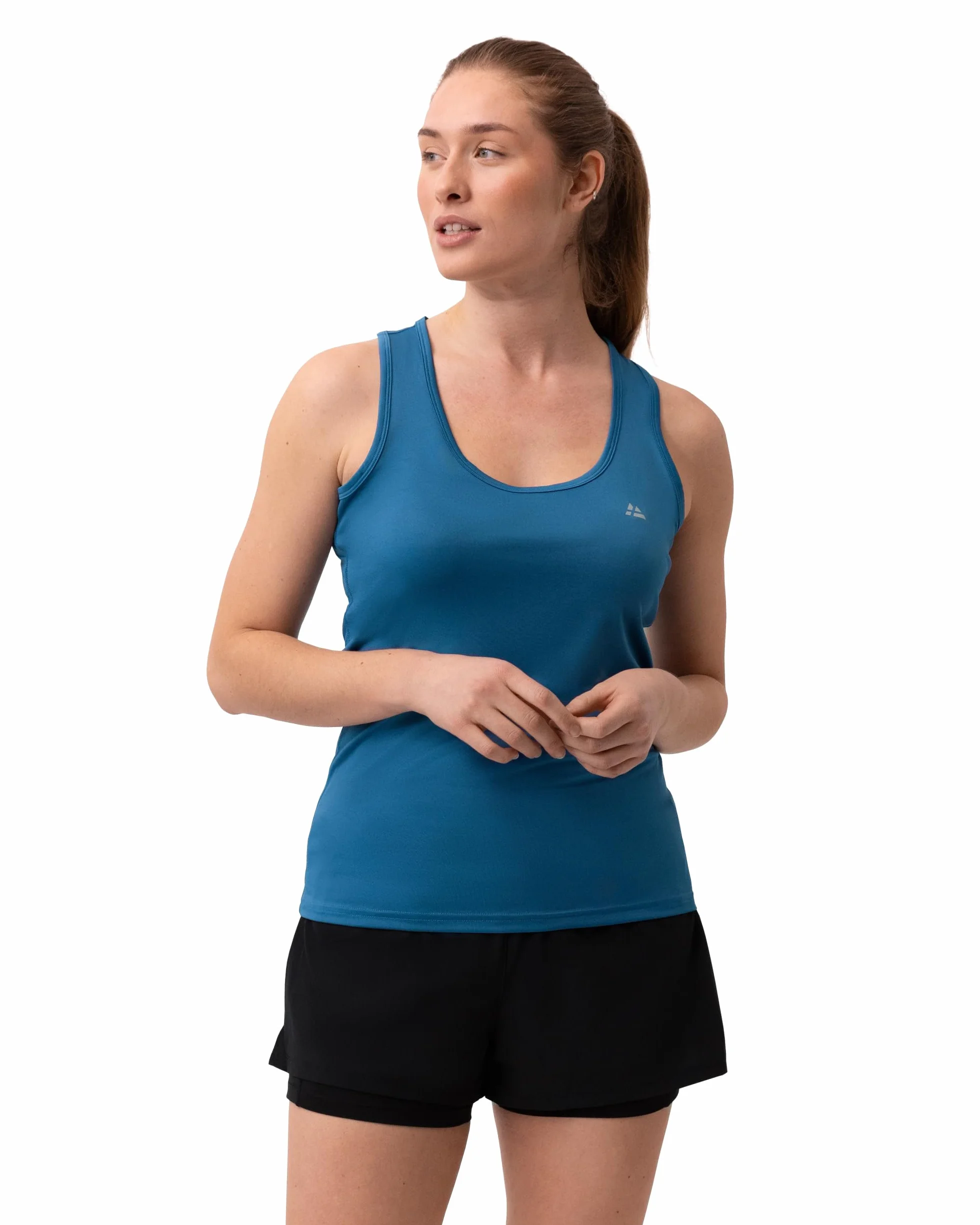 DANISH ENDURANCE Camiseta Deporte Mujer Top Deportivo Pack 2 - Ropa Deportiva Running Gym Pilates Padel