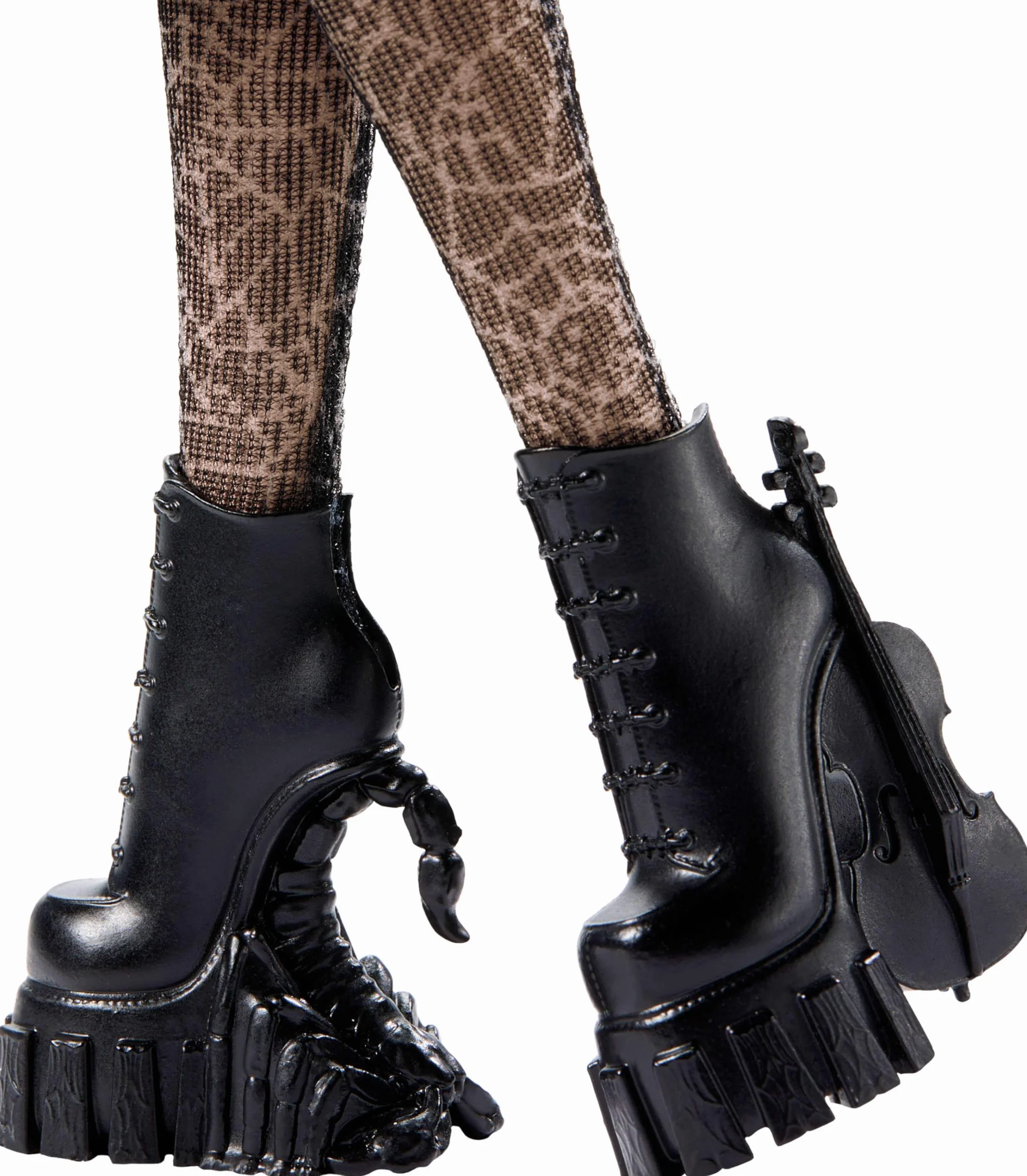 Monster High Miércoles Muñeca y Accesorios, muñeca Coleccionable de Miércoles Addams con el Uniforme de la Academia Nevermore, Cosa y una Mochila, con peana para la muñeca, HXJ04