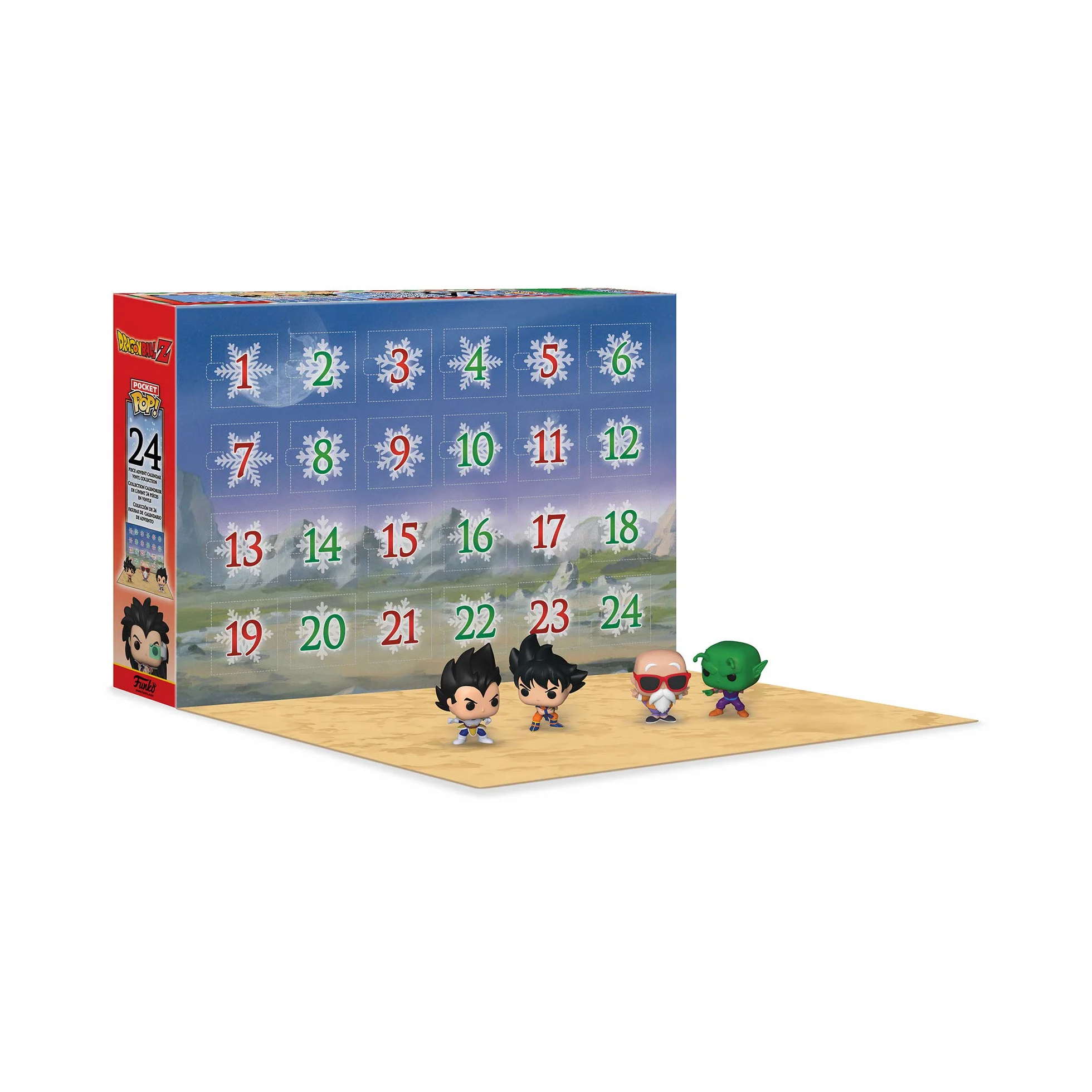 Funko Advent Calendar: Dragon Ball Z - Goku - 24 Días de Sorpresas - Minifigura de Vinilo Coleccionables - Caja Misteriosa - Idea de Regalo - Holiday Xmas para Chicas y Chicos- Mercancia Oficial