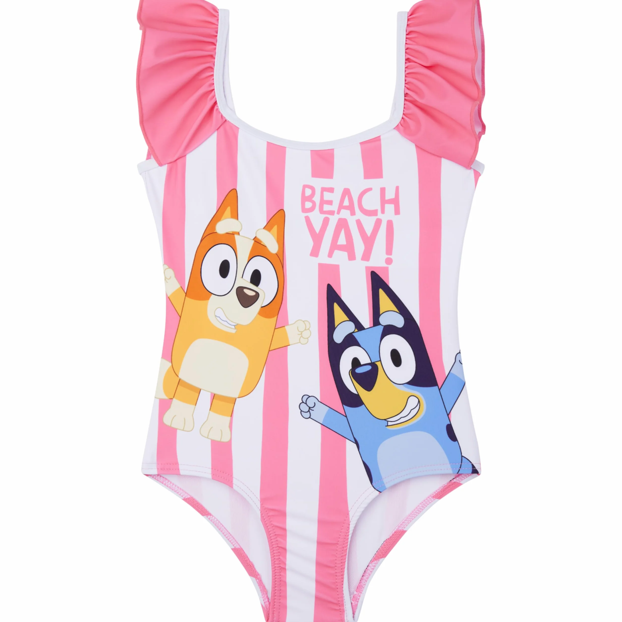 Bañador Niña Una Pieza Paw Patrol Skye Everest Bluey Bingo con Volantes UPF 50+ Traje de Baño Verano