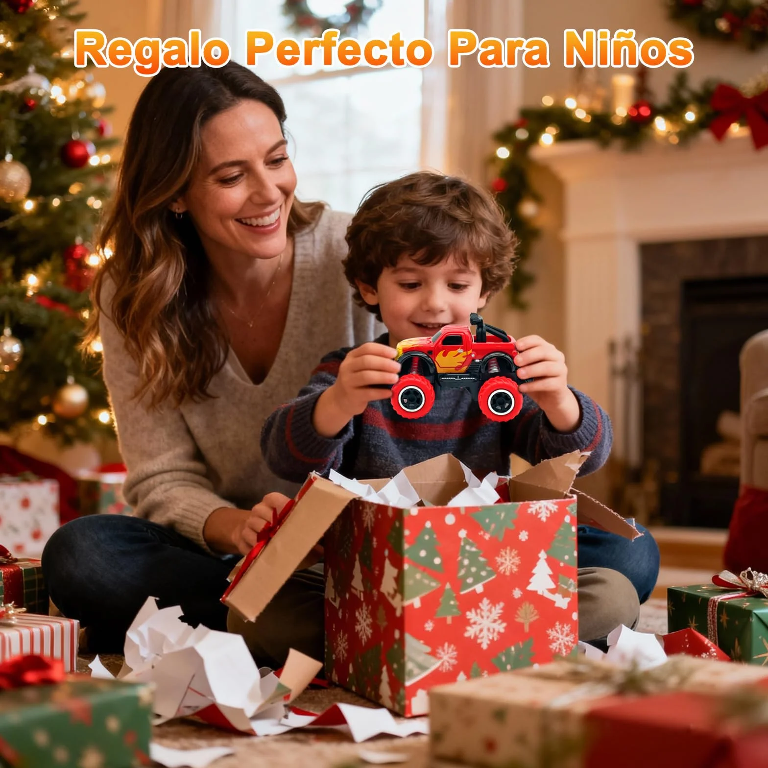 Pup Go Coche de Carreras Teledirigido 2.4Ghz para Niños 3 Años, Ideas, Rápido RC Coche de Juguete, Coche Radiocontrol Coche de Policía Niña,Coches Juegos Regalos Cumpleaños