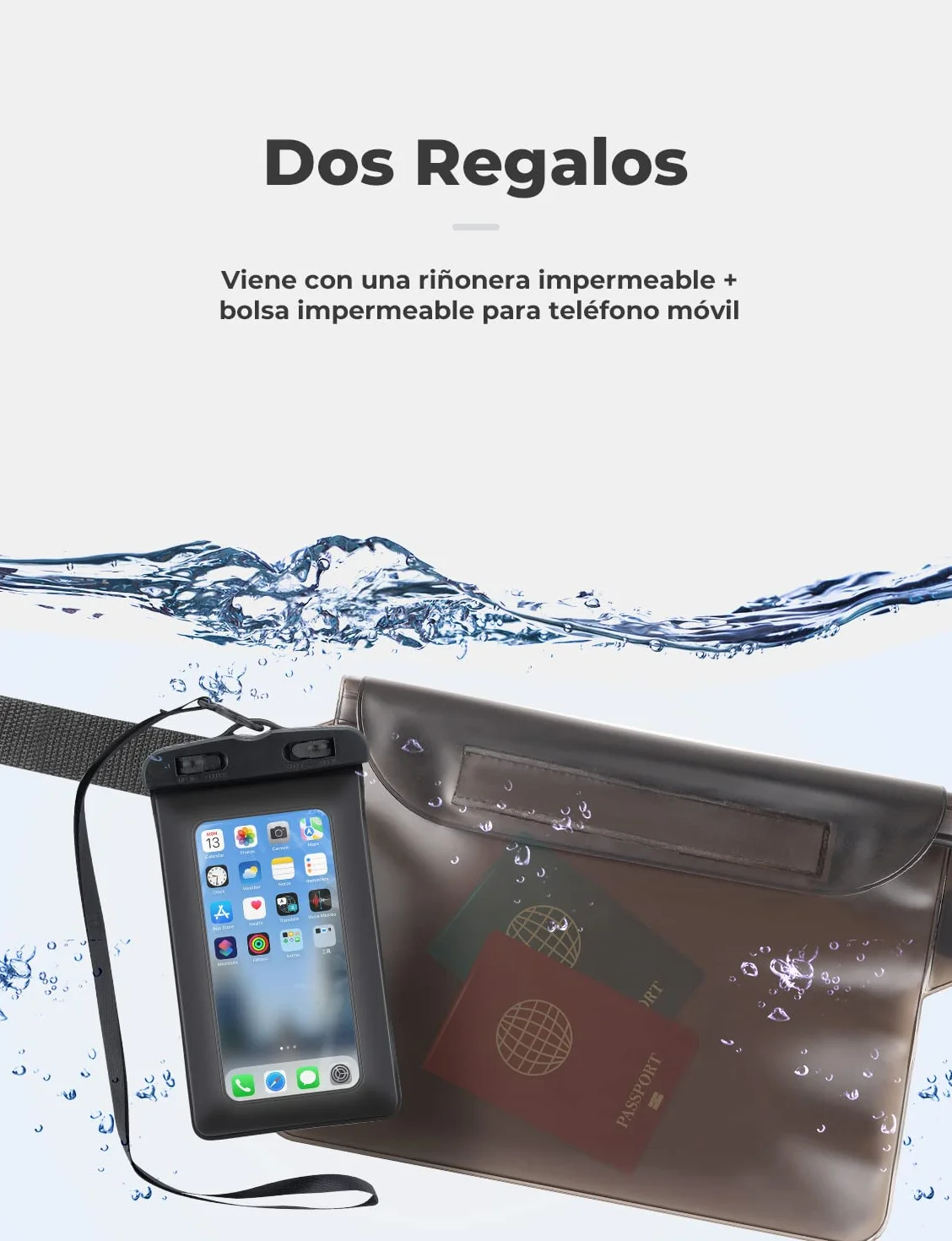 Glymnis Bolsa Impermeable 5 L 10 L 20 L para Rafting Kayak Playa Senderismo