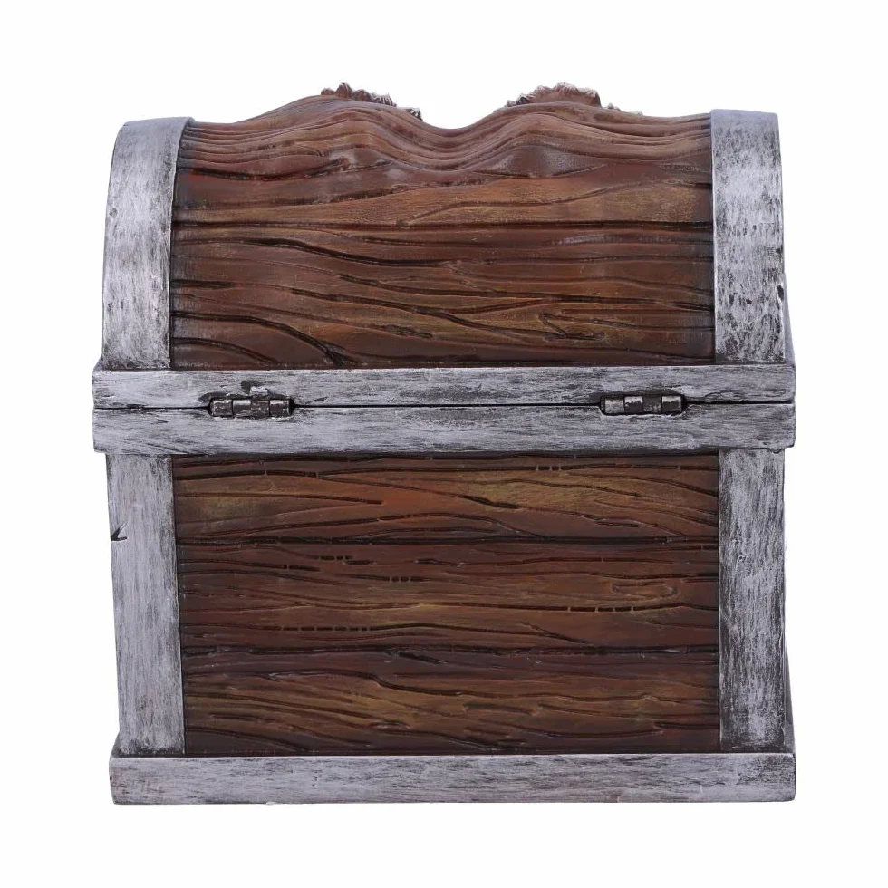 Nemesis Now Dungeons & Dragons - Caja de Almacenamiento de Dados de imitación, 11,3 cm, Resina, marrón, Producto Oficial de D&D, Caja de Dados de Personajes Mimic, fundida en la Mejor Resina, Pintada