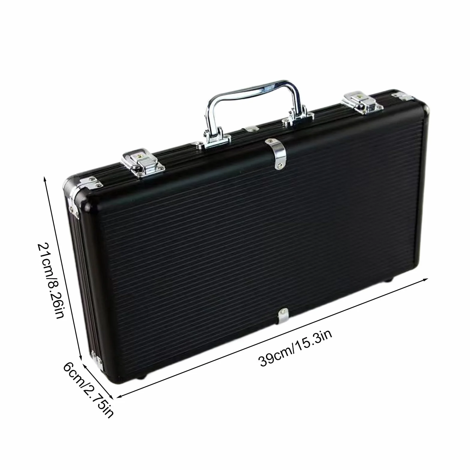Estuche Vacío para Fichas De Póker | Capacidad para 300 Fichas Acabado Mate Resistente | Estuche Exhibidor con Protección Total para - para Adultos, Aficionados, Principiantes, Juegos De Cartas