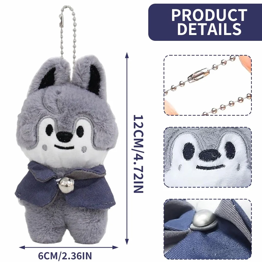 Muñeco de peluche Stray Skzoo Kids, Muñeco de peluche Stray Skzoo Kids Skzoo Animal, Regalo de cumpleaños para niños y fans(H)