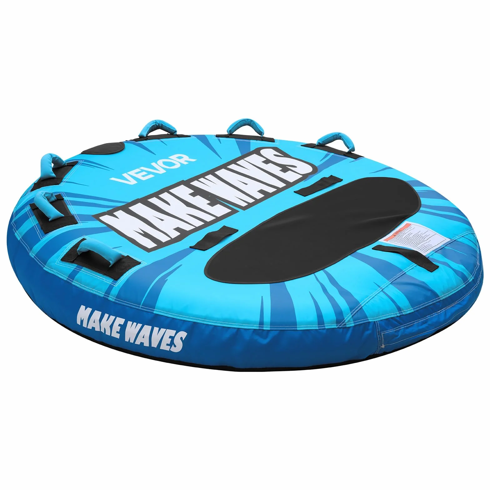 VEVOR Flotador de Arrastre Inflable 159,5 cm para 3 Personas Carga 231 kg Azul