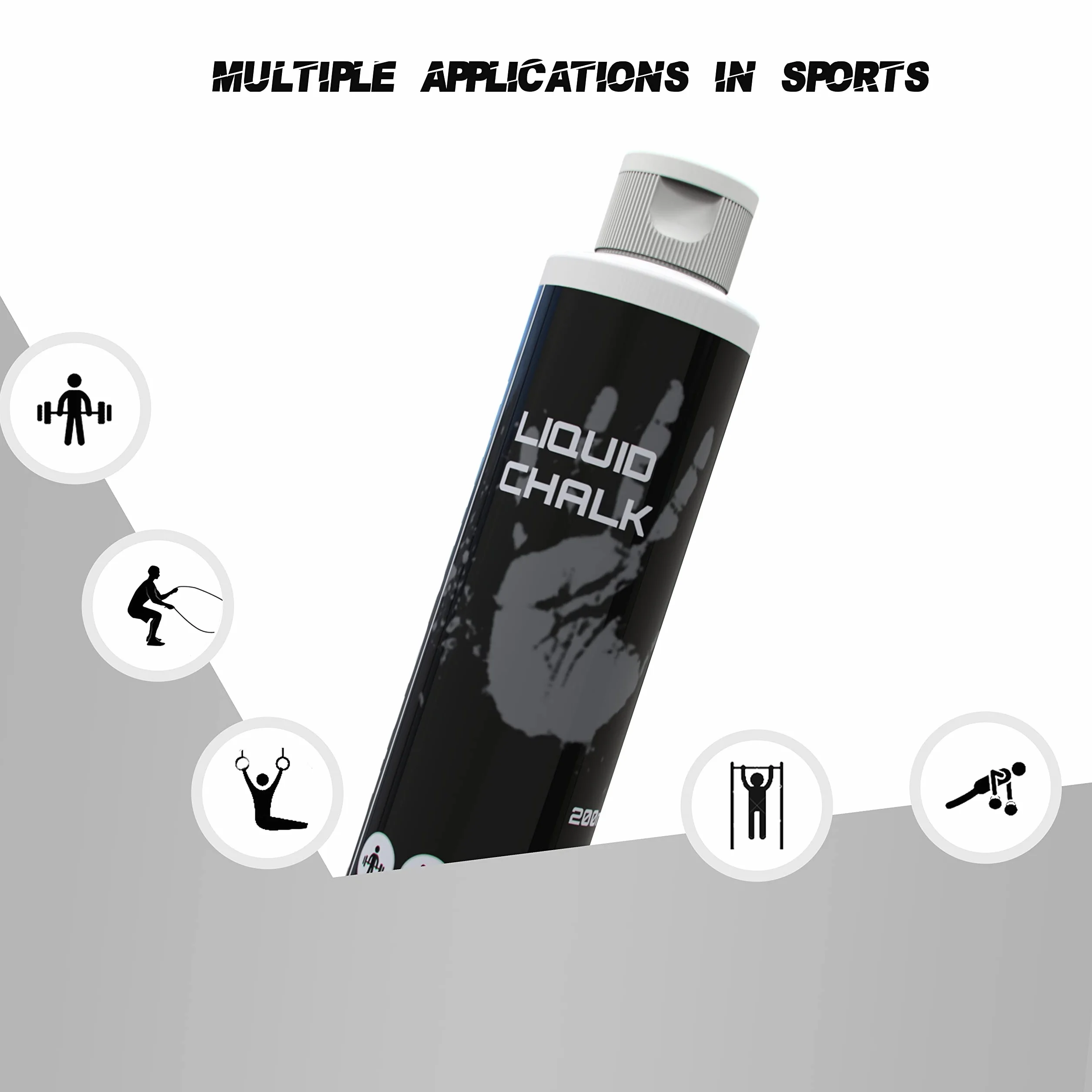 SINOVATI Liquid Chalk Gym Tiza líquida para escalada, boulder, pole dance, secado rápido