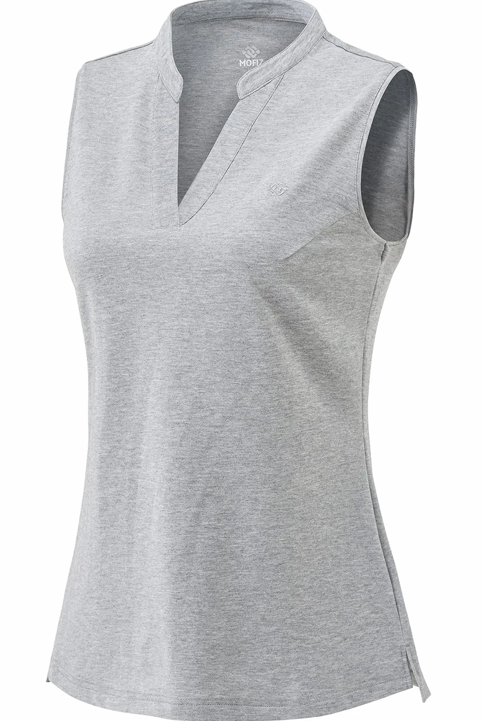 Polo Mujer Sin Mangas Algodón Transpirable Golf Tops